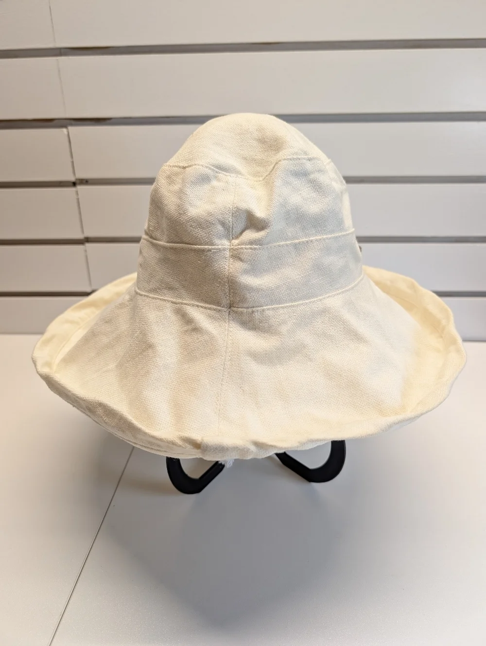 Sun 'N' Sand Women's Ivory Cotton Up Brim Bucket Hat O/S EUC - Picture 5 of 7